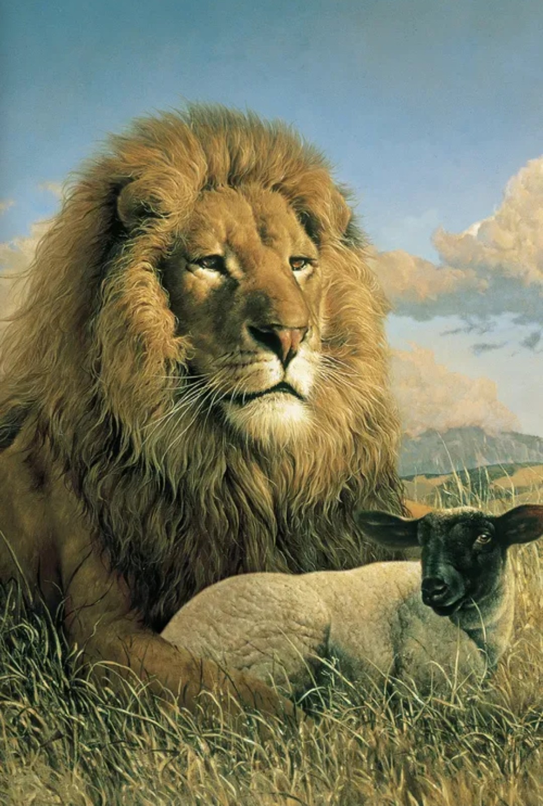 Lion and Sheep symbolism