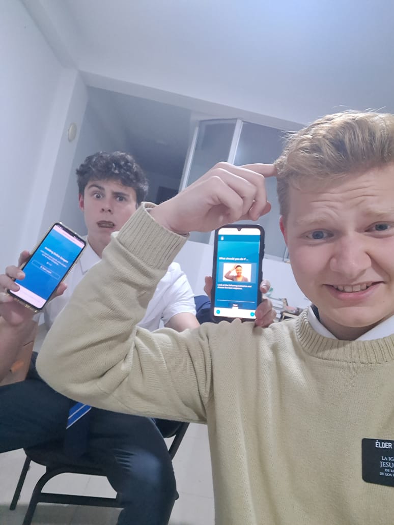 Parker and his new Missionary Companion