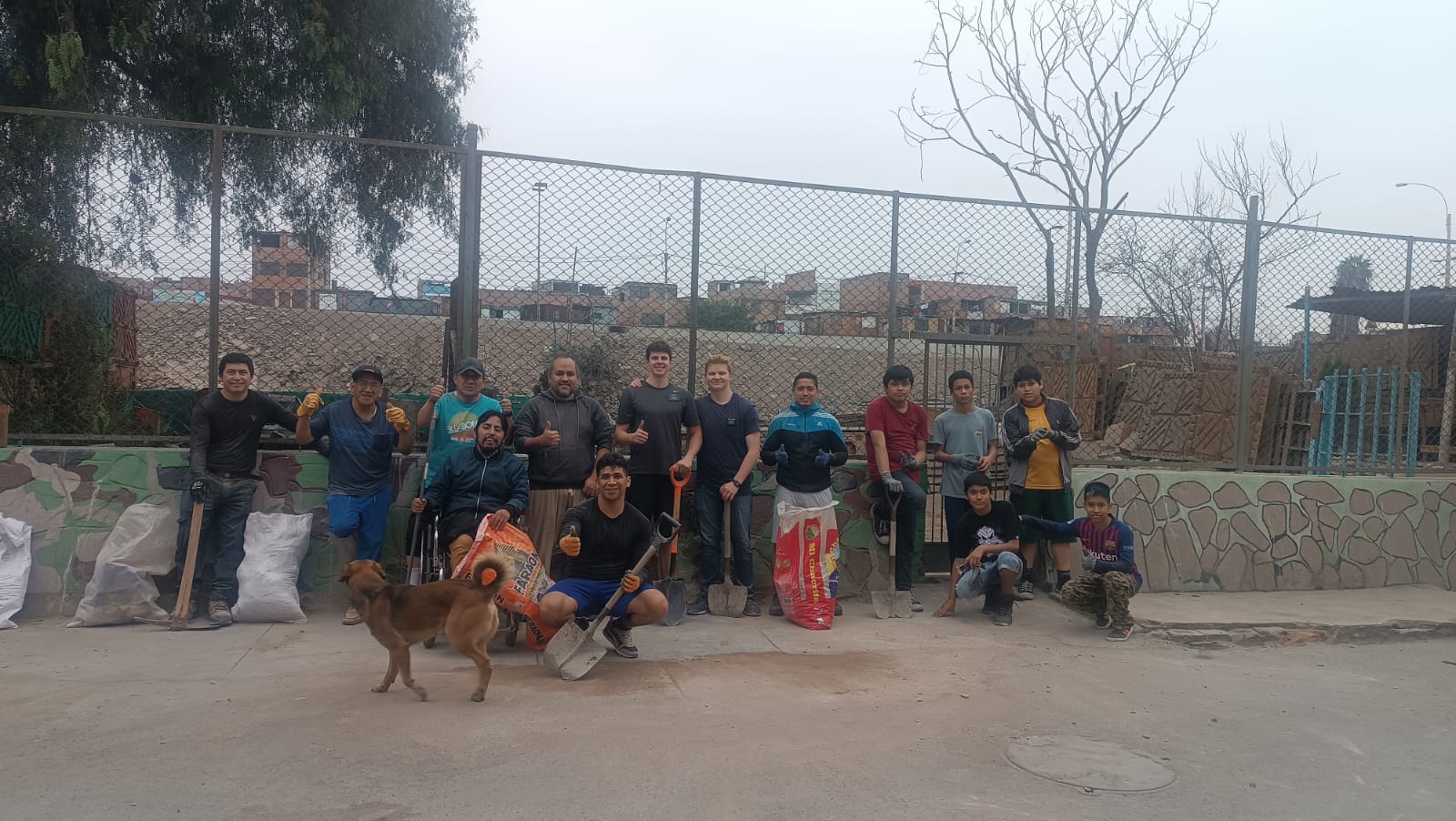 Service moment with peanut butter